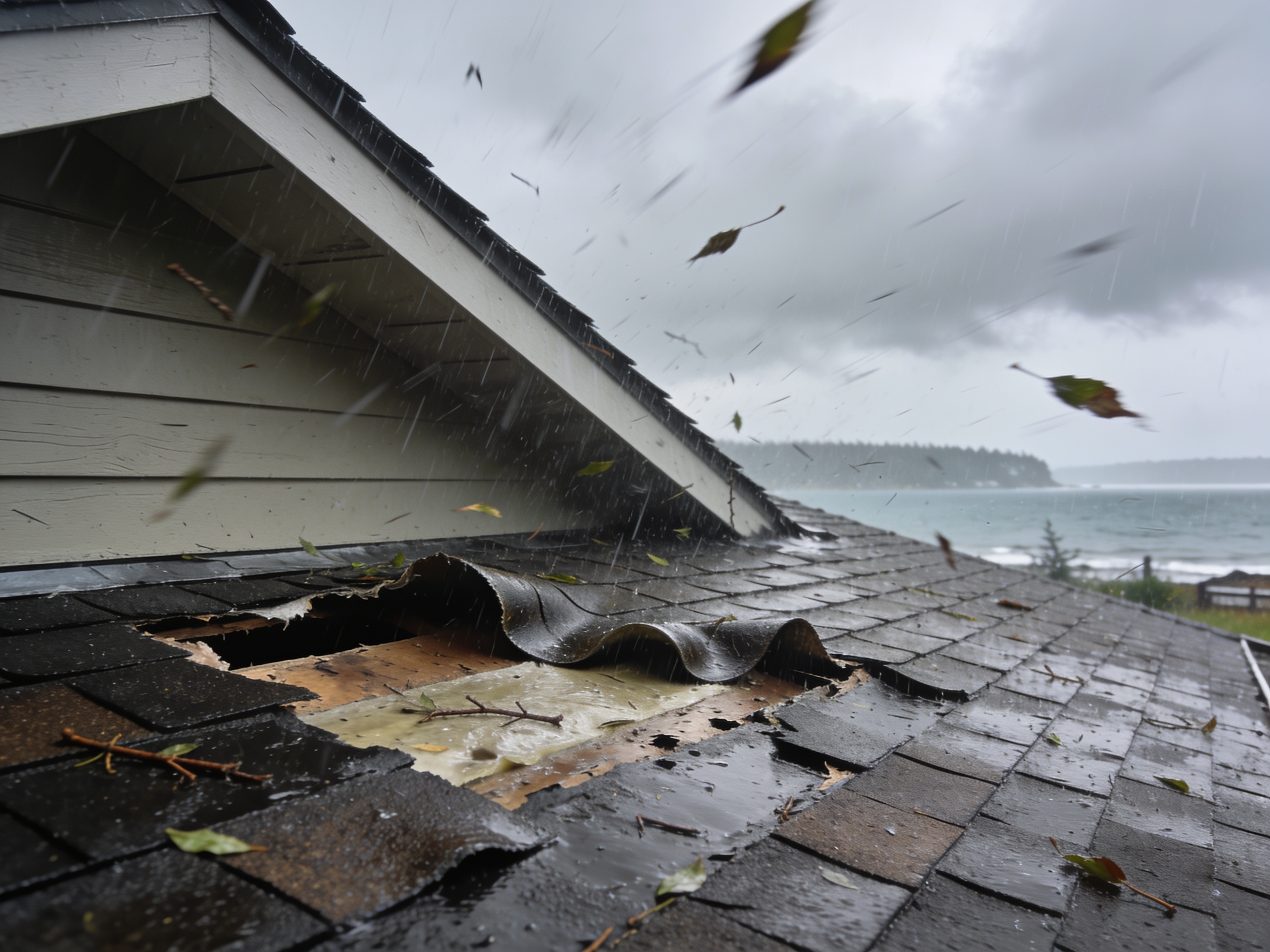How Coastal Windstorms Damage Roofs in Bellingham
