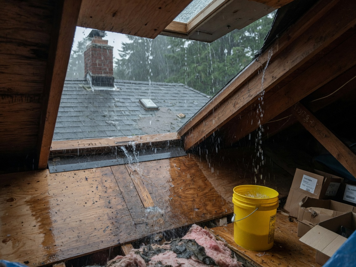 Why Does My Roof Leak When It Rains Hard (But Not in Light Rain)?