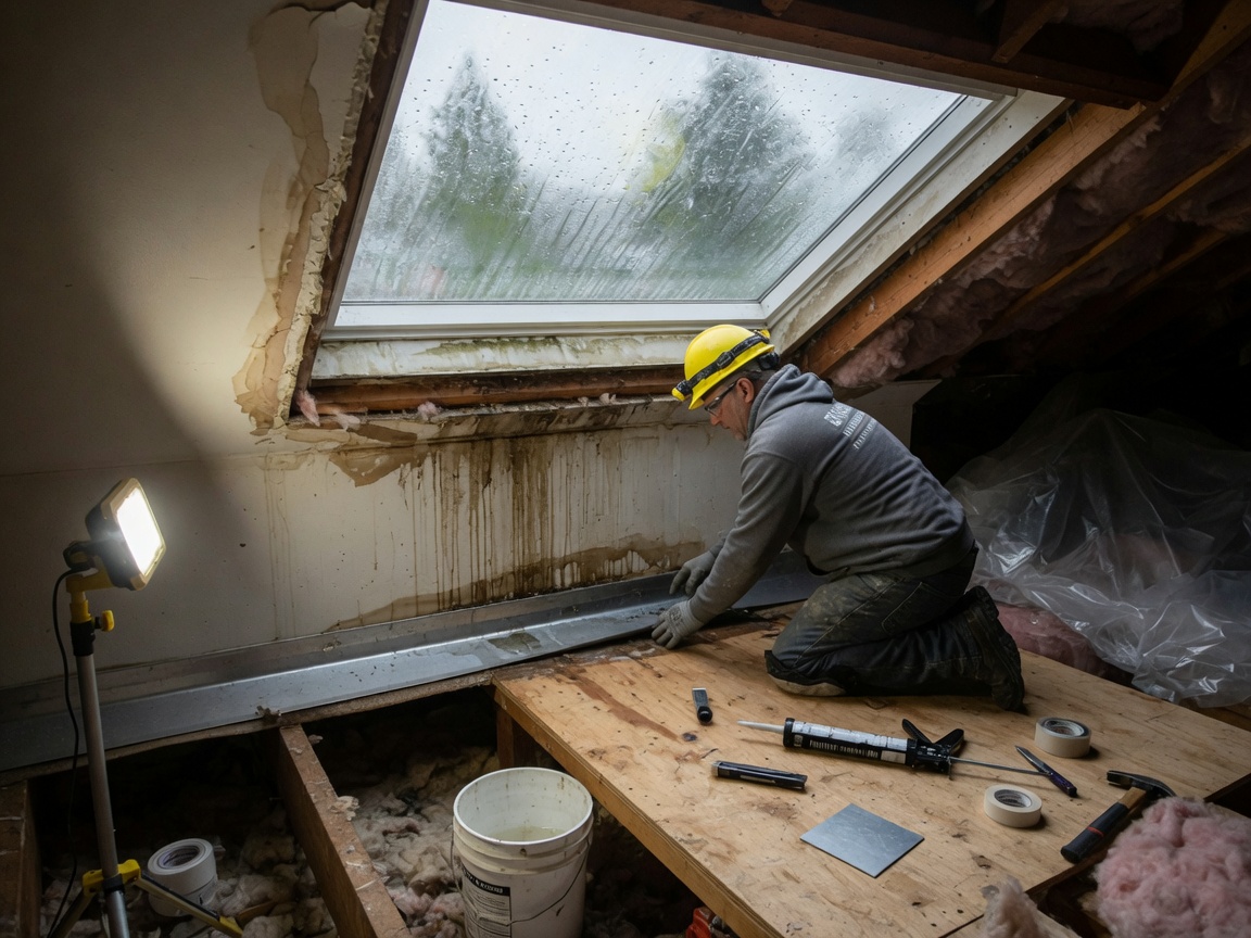 Skylight Leak Repair in Bellingham